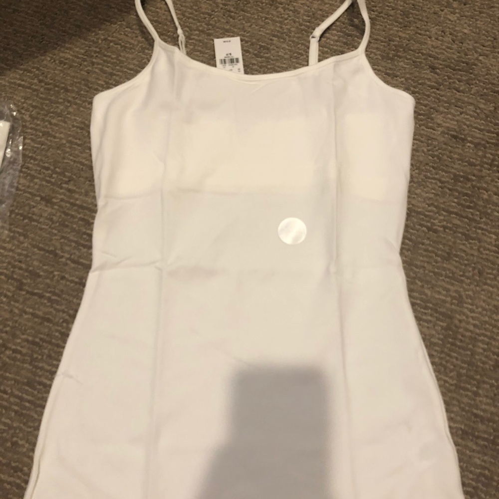 Express White Camisole with Shelf Bra size S NWT
